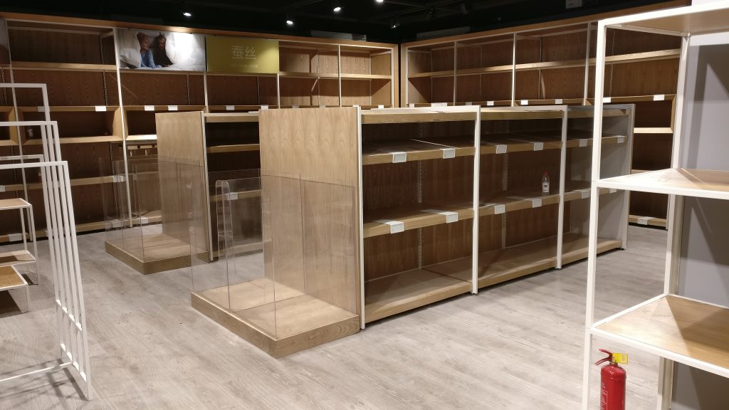 Zhelf shelving installation
